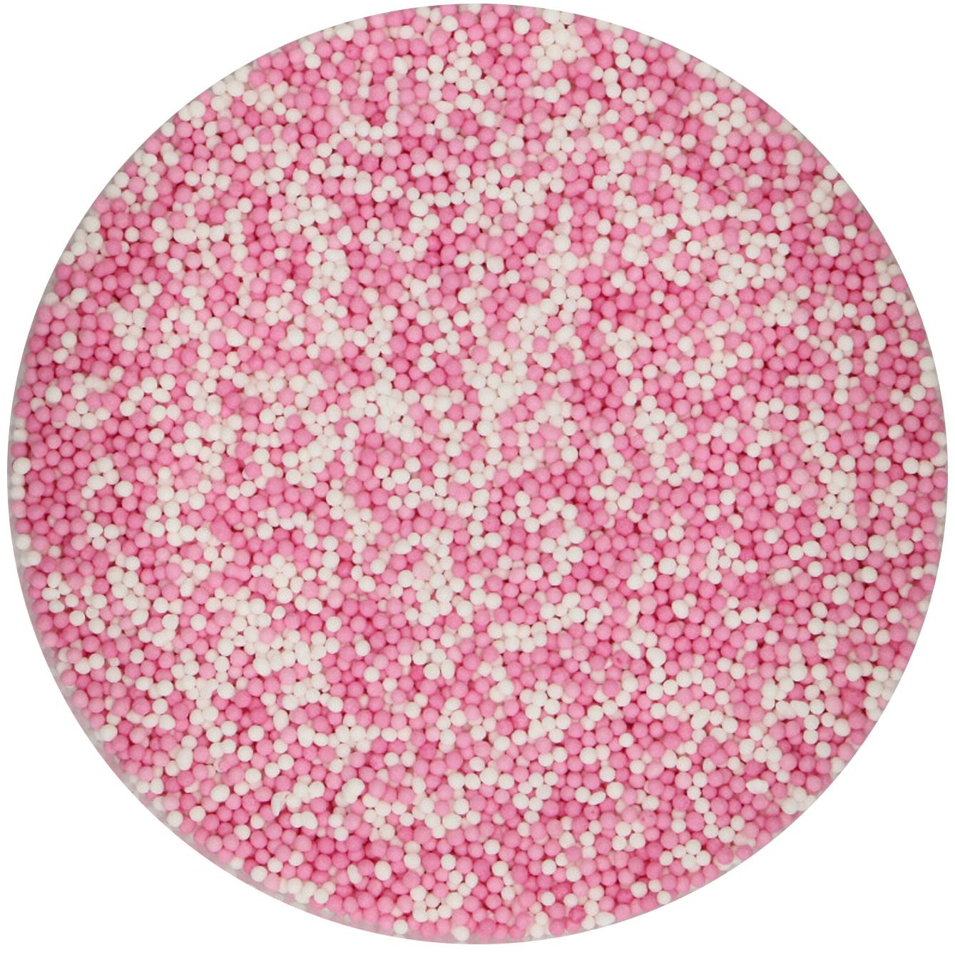 FunCakes Små Pärlor - Rosa/Vit