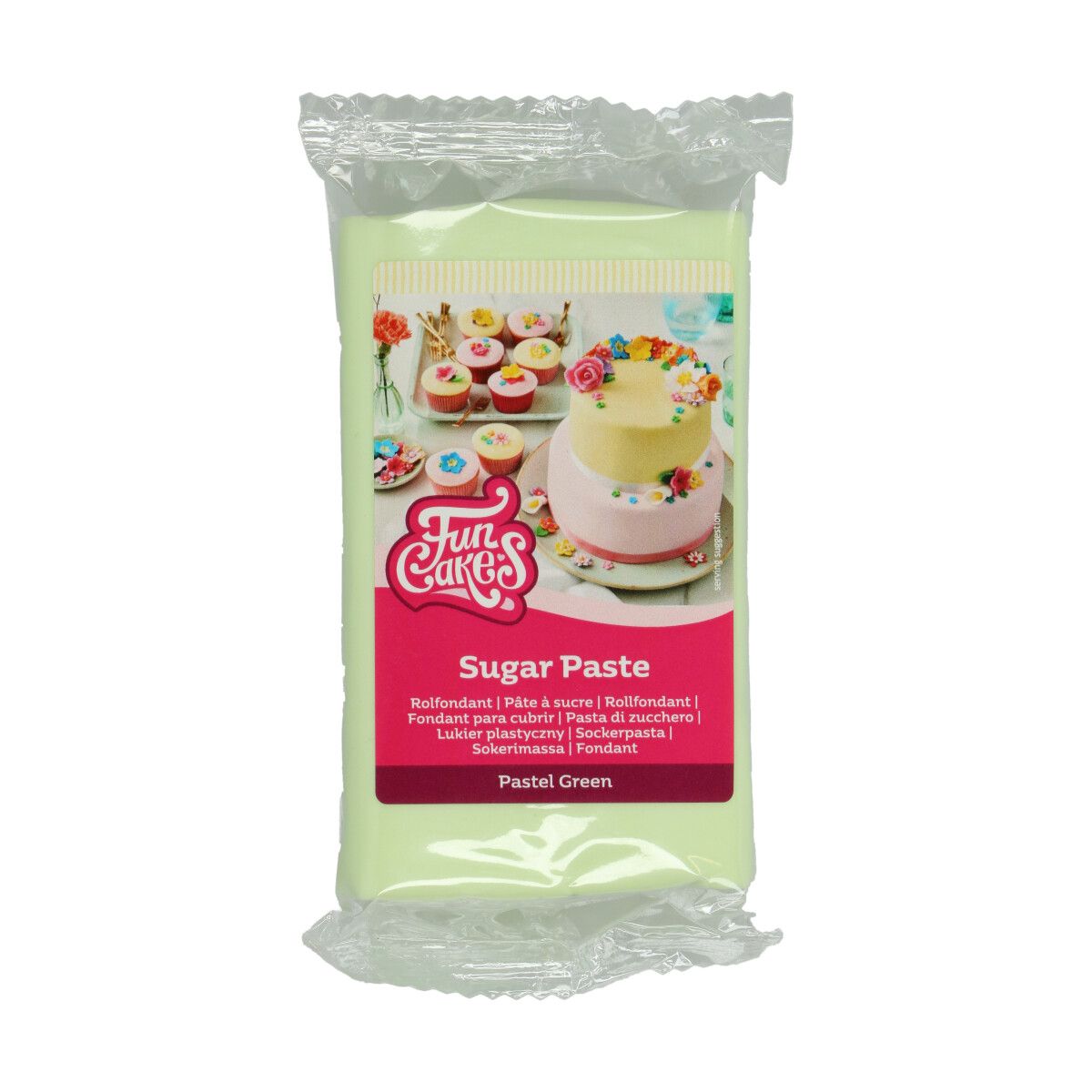 FunCakes Sockerpasta 250g - Pastel Green