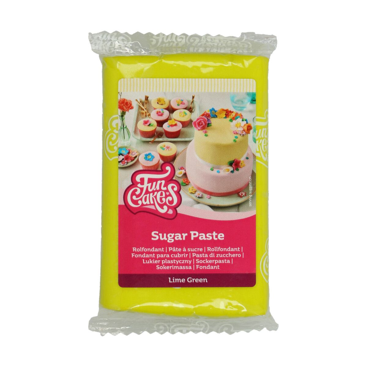 FunCakes Sockerpasta 250g - Lime Green