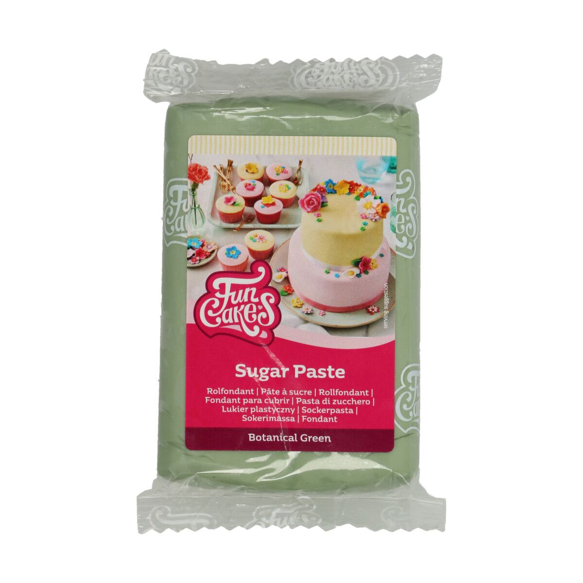 FunCakes Sockerpasta 250g - Botanical Green