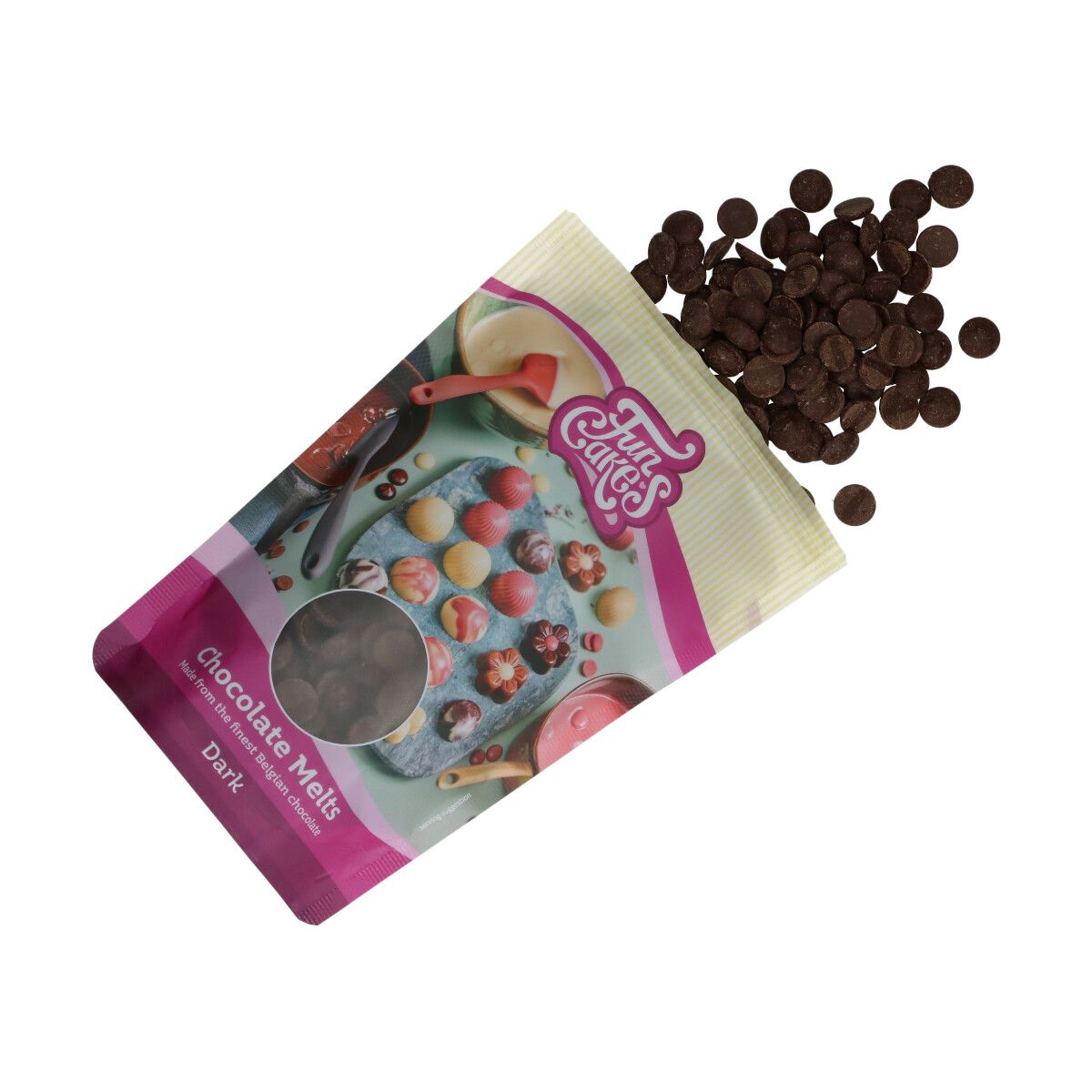 FunCakes Chocolate Melts - Mörk 350g