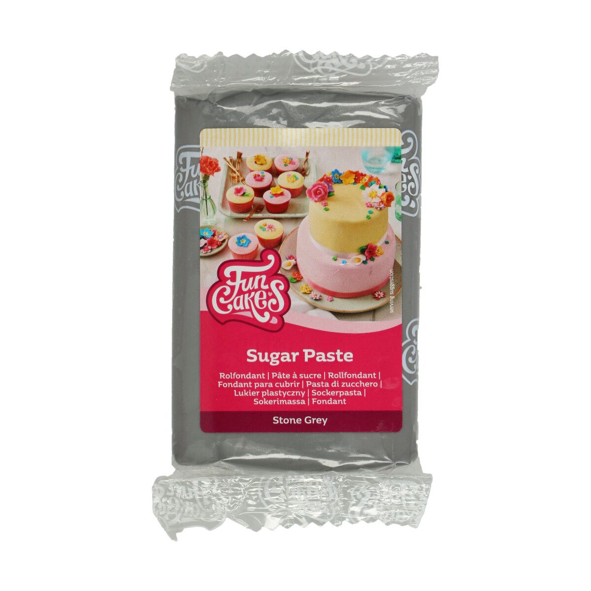 FunCakes Sockerpasta 250g - Stone Gray