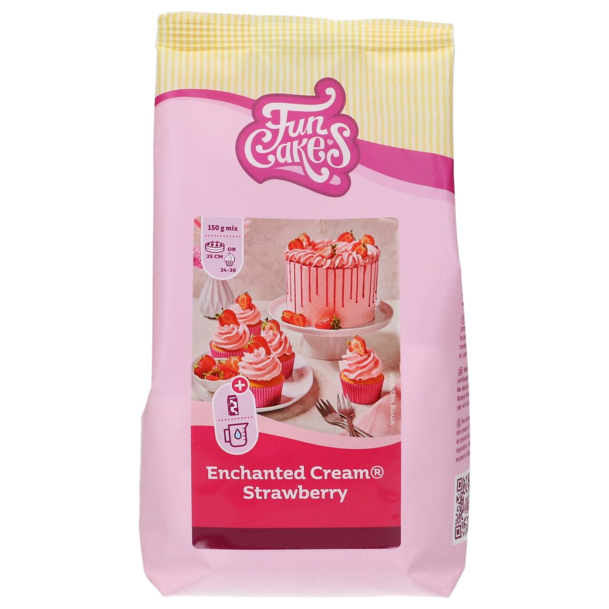 FunCakes Enchanted Cream - Jordgubb 450g