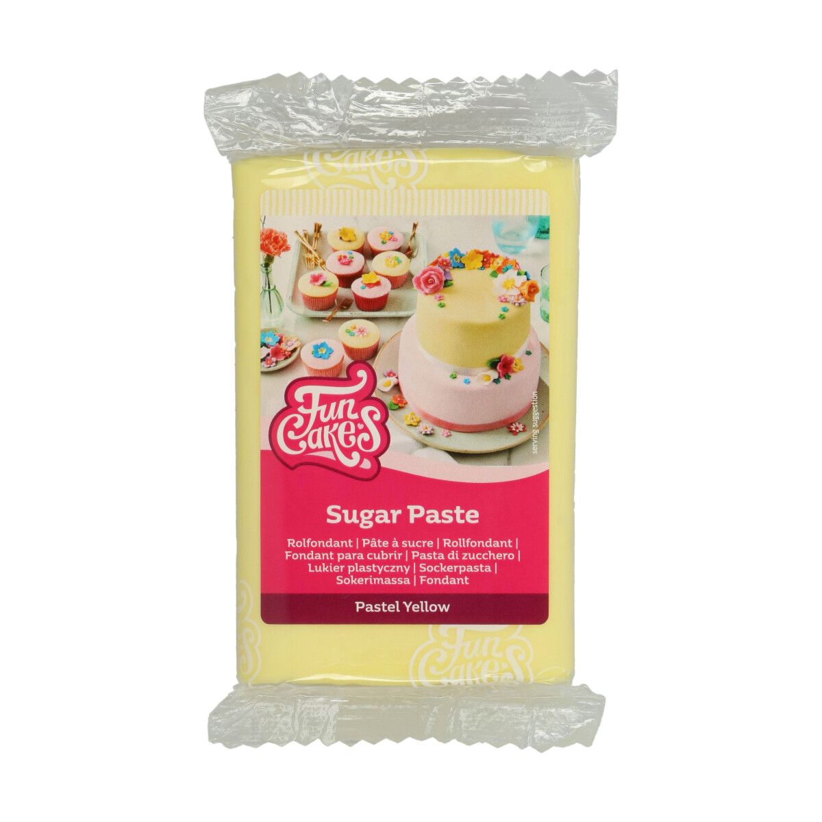 FunCakes Sockerpasta 250g - Pastel Yellow