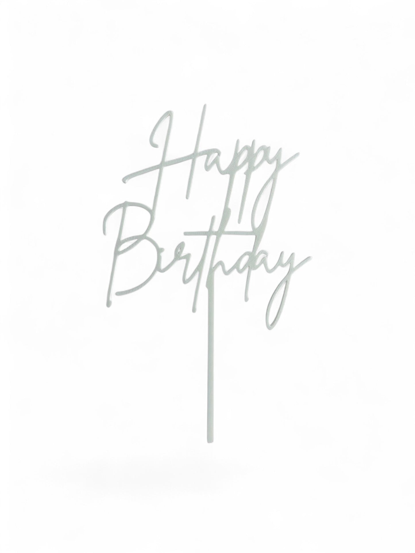 Cake Topper Happy Birthday - Vit