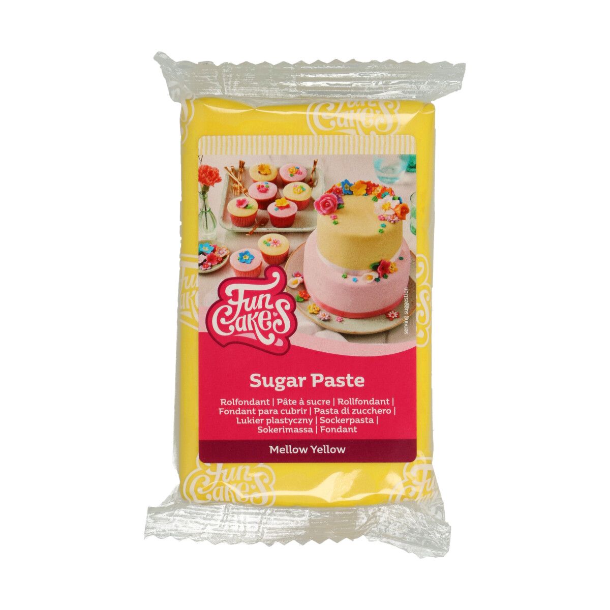 FunCakes Sockerpasta 250g - Mellow Yellow
