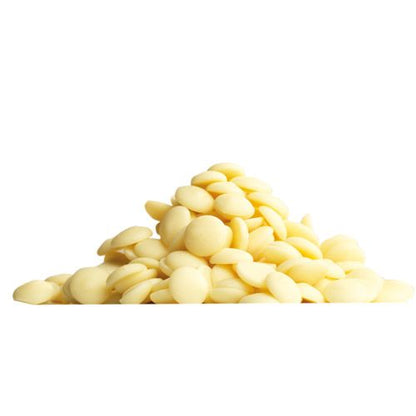 Callebaut Choklad Kappar - Vit 1kg