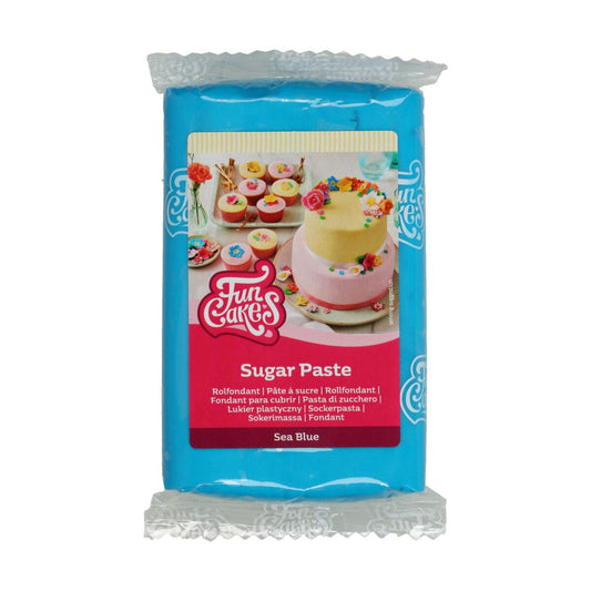 FunCakes Sockerpasta 250g - Sea Blue