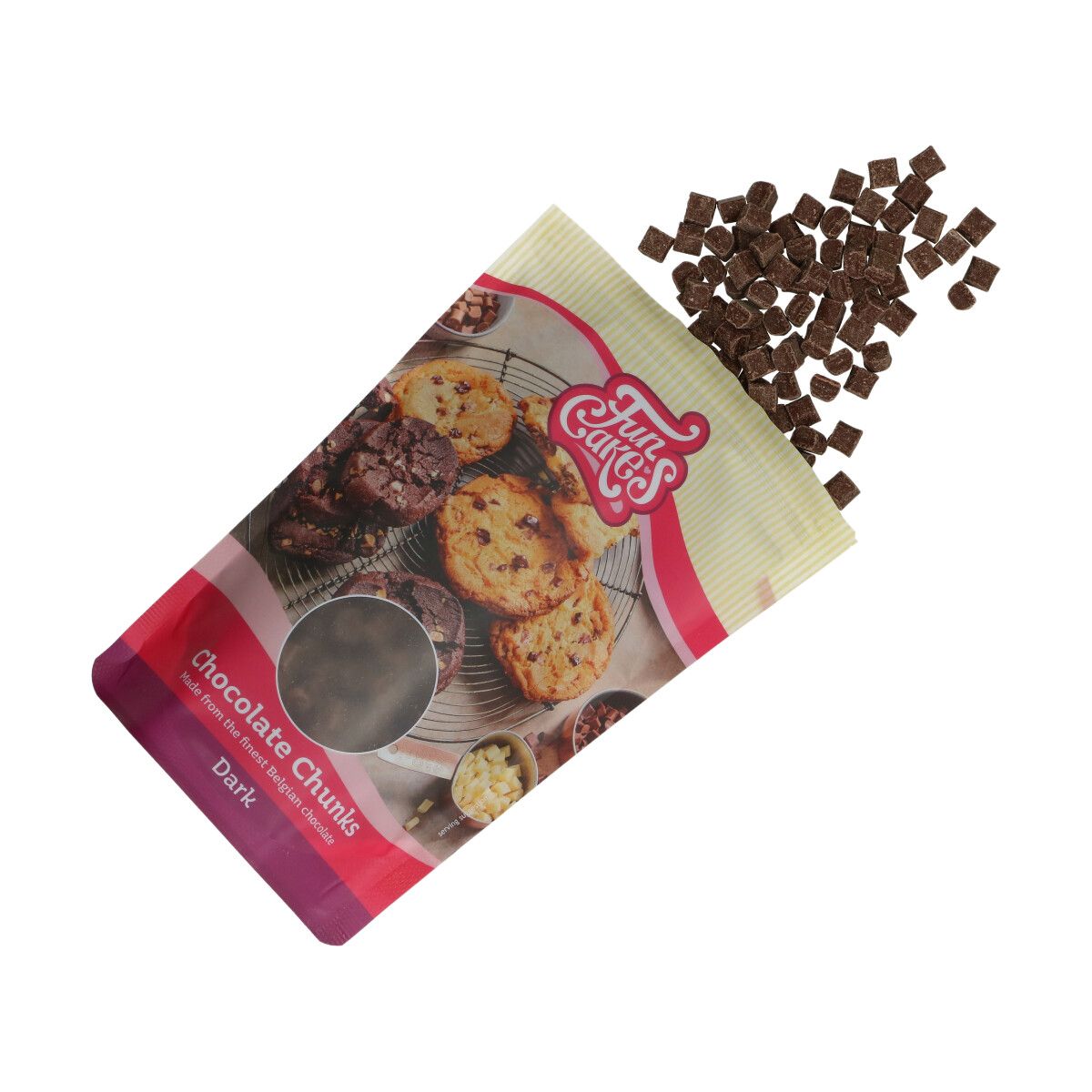 FunCakes Chocolate Chinks - Mörk 350g