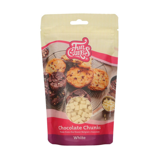 FunCakes Chocolate Chunks - Vit 350g