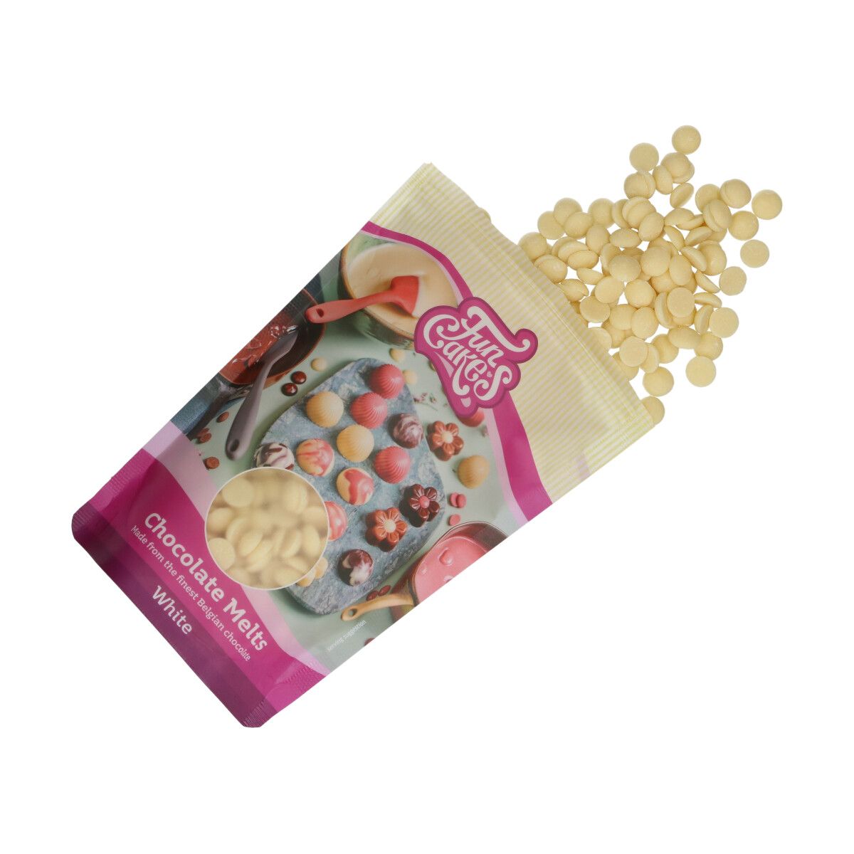 FunCakes Chocolate Melts - Vit 350g