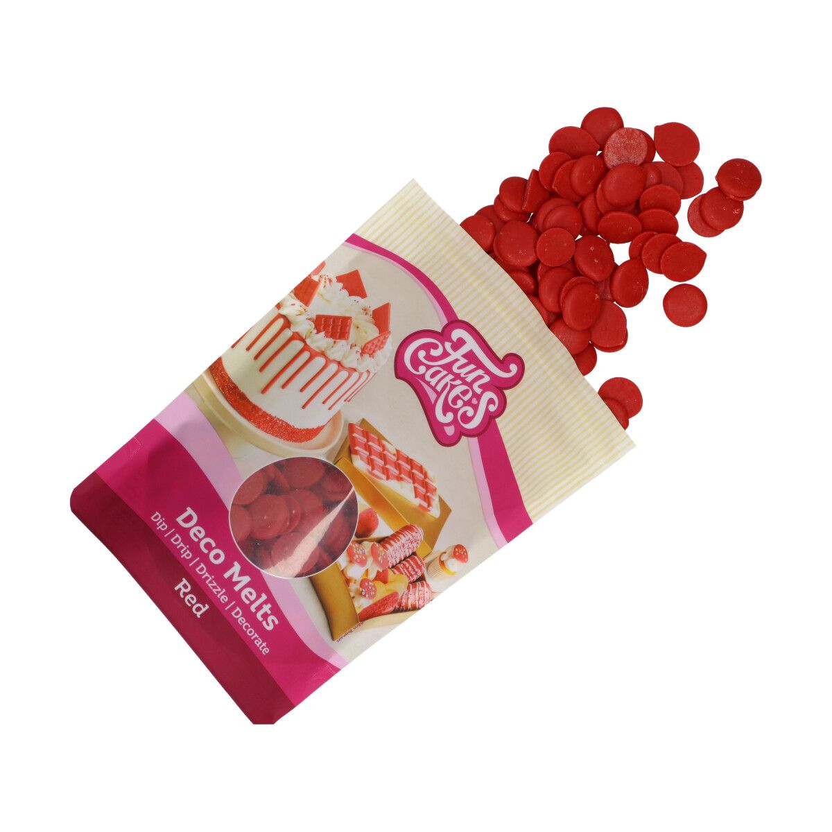 FunCakes Deco Melt 250g - Red