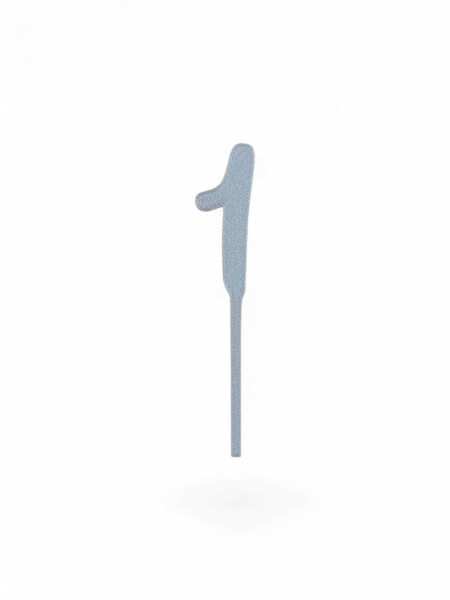 Cake Topper Siffra - 1 Guld/Silver