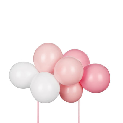 Cake Topper Ballonger - Rosa
