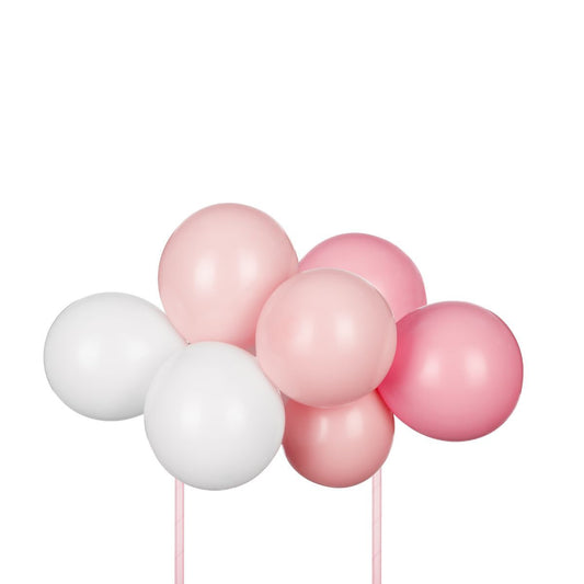 Cake Topper Ballonger - Rosa